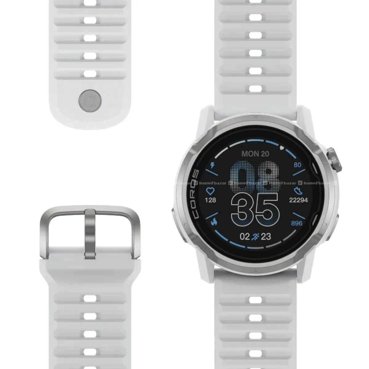 COROS Apex 4 Ultralight Sport GPS Watch | White 4