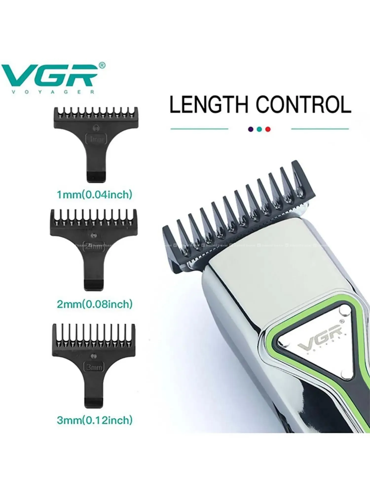 VGR V-008 Professional Cordless Hair Trimmer 4