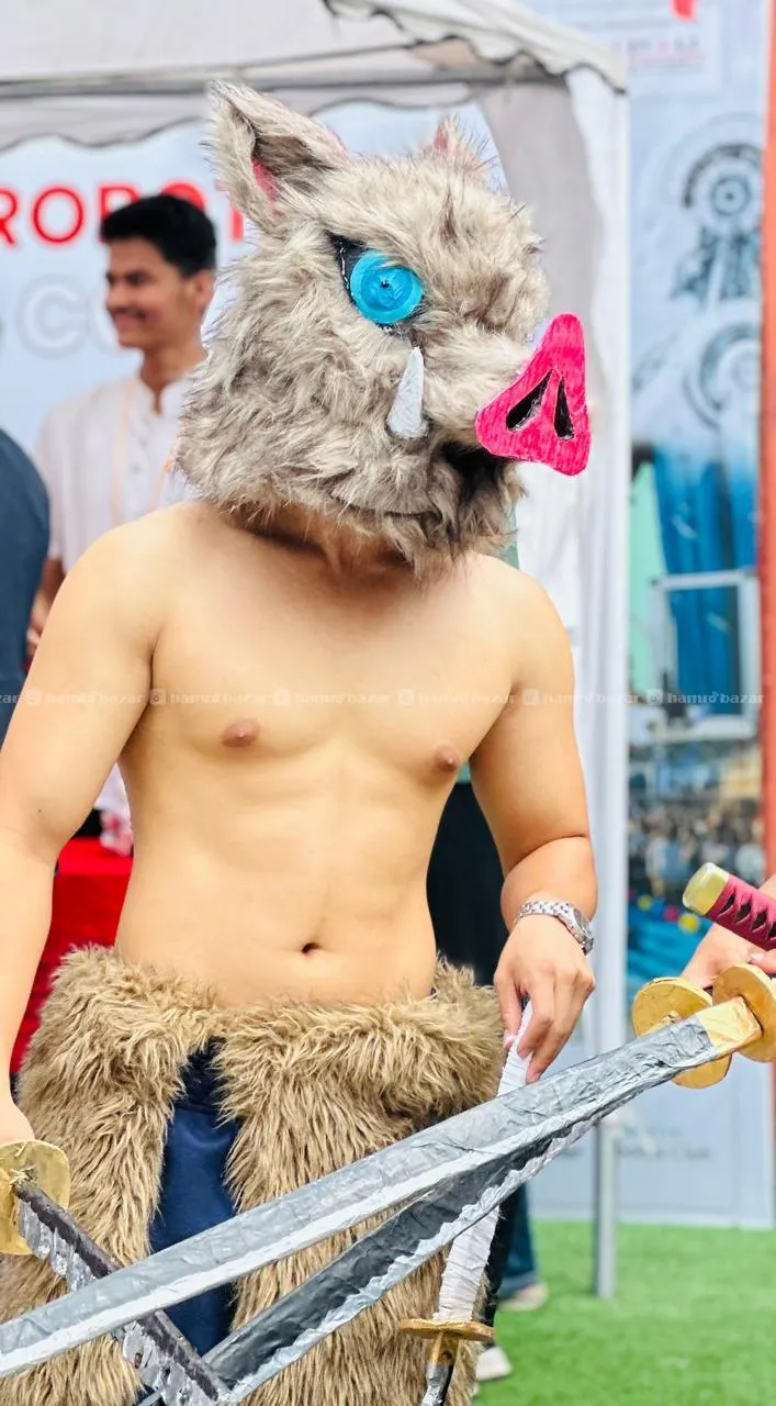 Handmade Inosuke/Wolf Mask | Cosplay & Costume 6