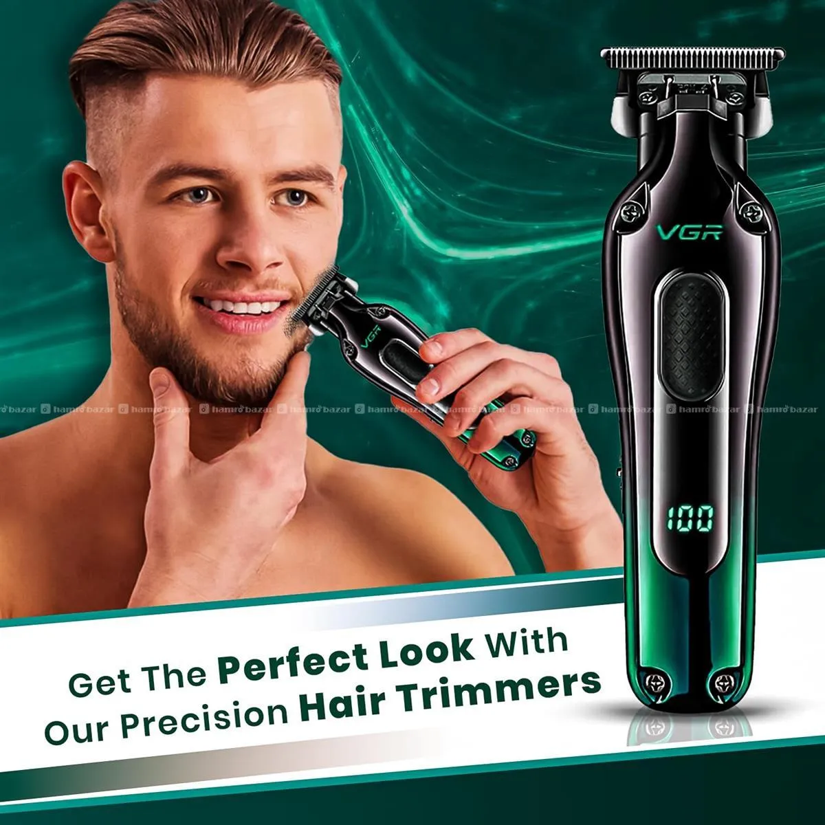 VGR V-998 Professional Cord Cordless Hair Trimmer 2