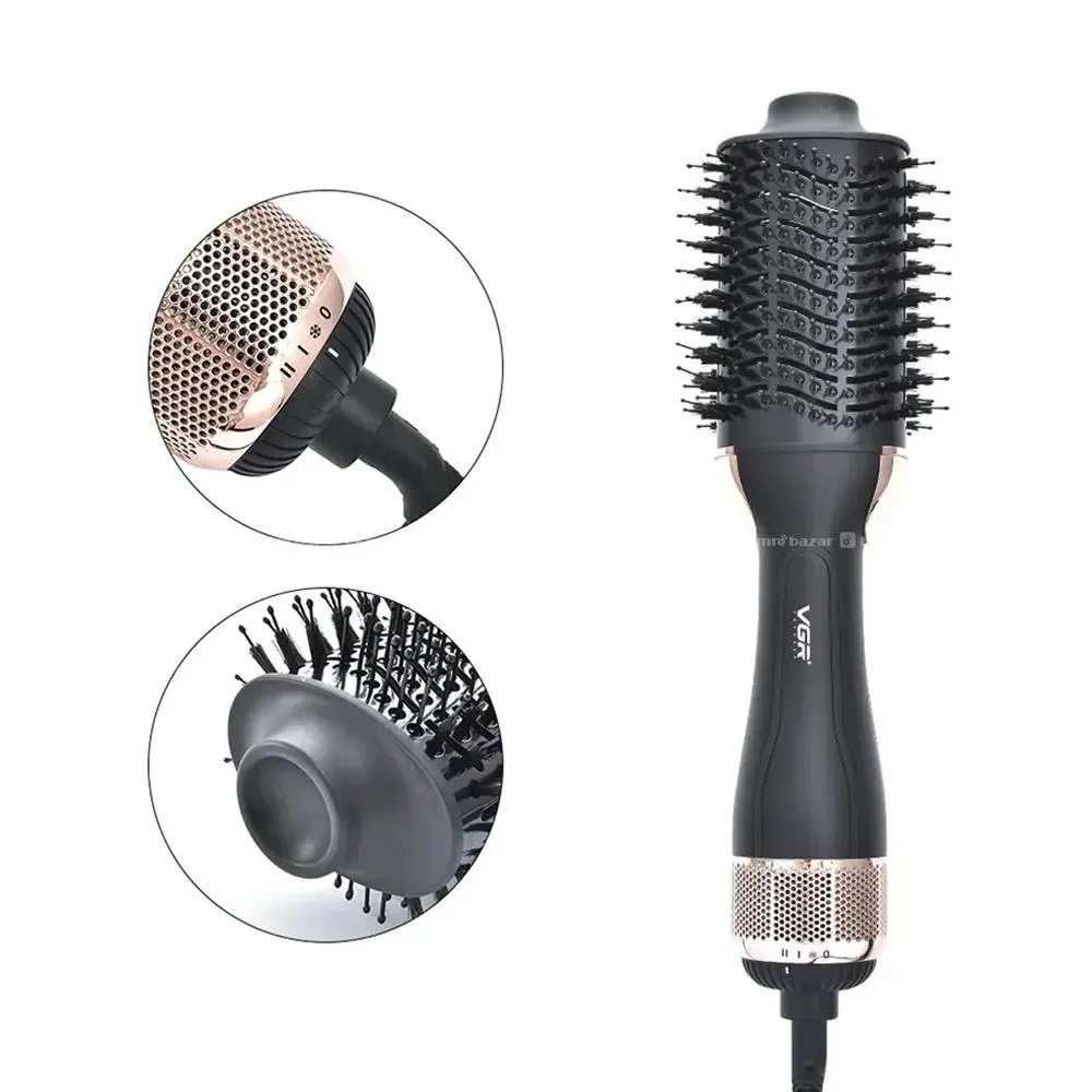 VGR V-492 Professional Hot Air Brush Straightener 4
