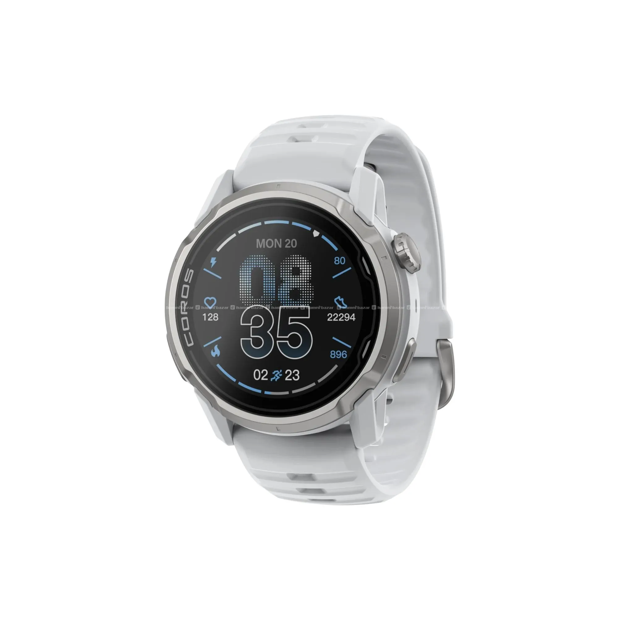COROS Apex 4 Ultralight Sport GPS Watch | White 3