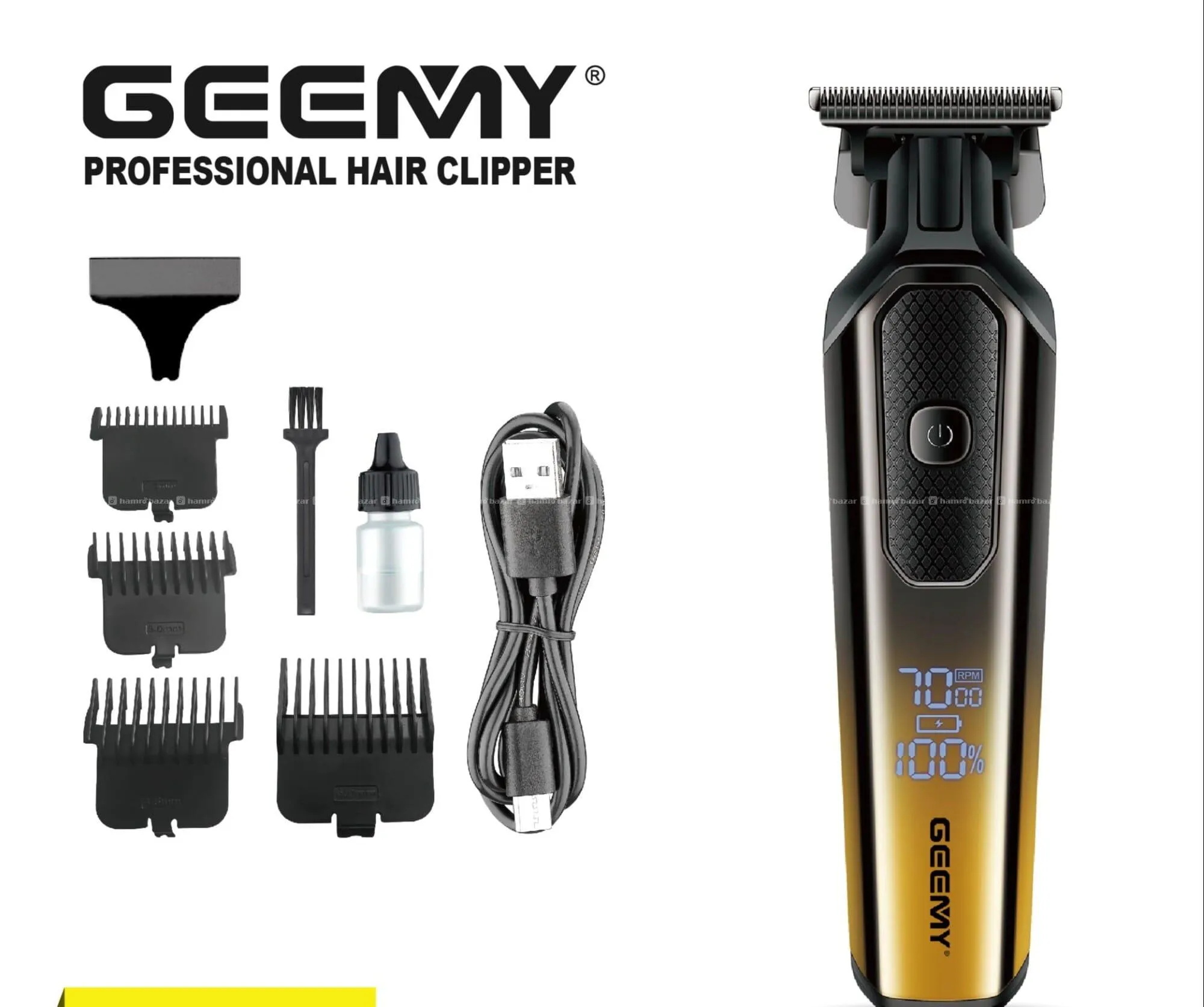 GEEMY GM-8058 Electric Trimmer for Men 2