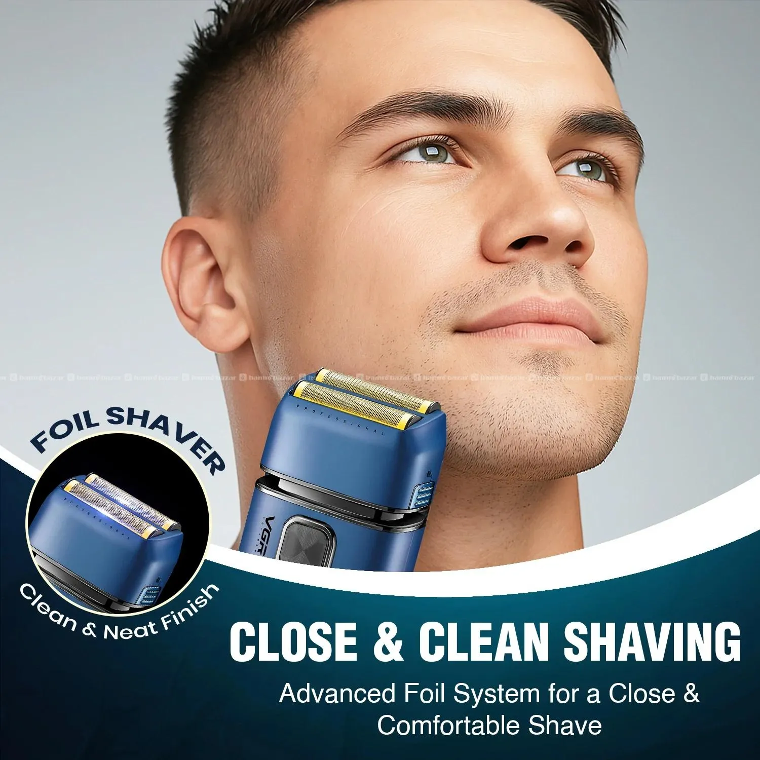 VGR V-362 SUPER TRIM Foil Shaver For Men 6