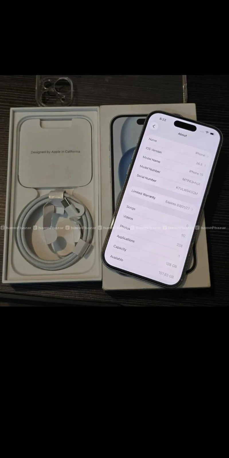 iPhone 15 Brand new 97% battery health 3
