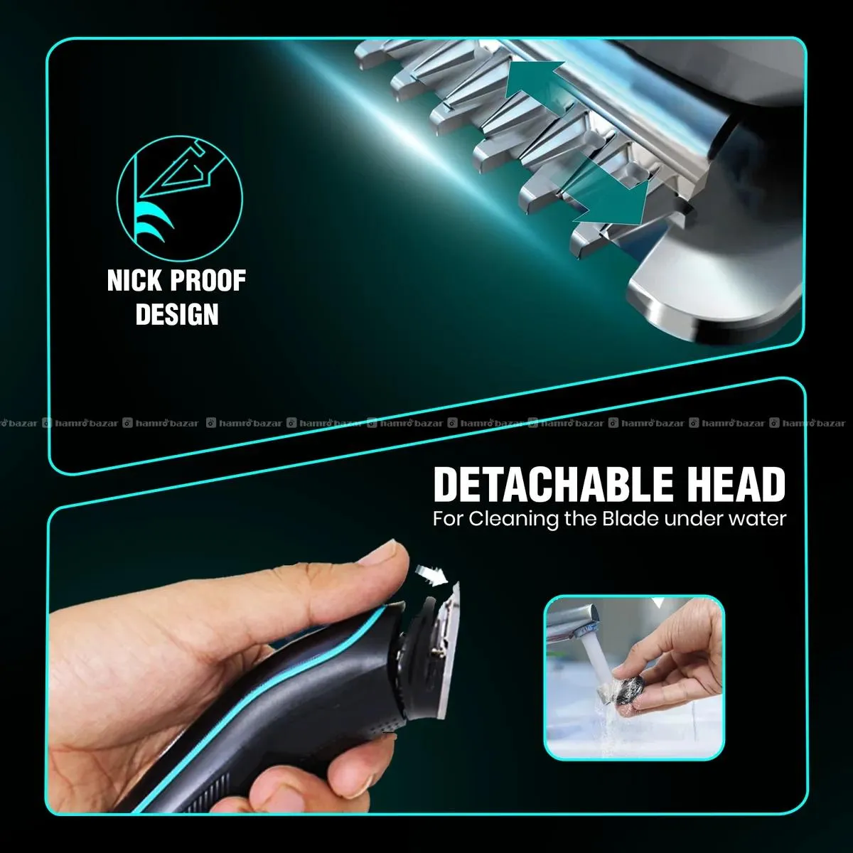 VGR V-055 Professional Hair Trimmer For Men 2
