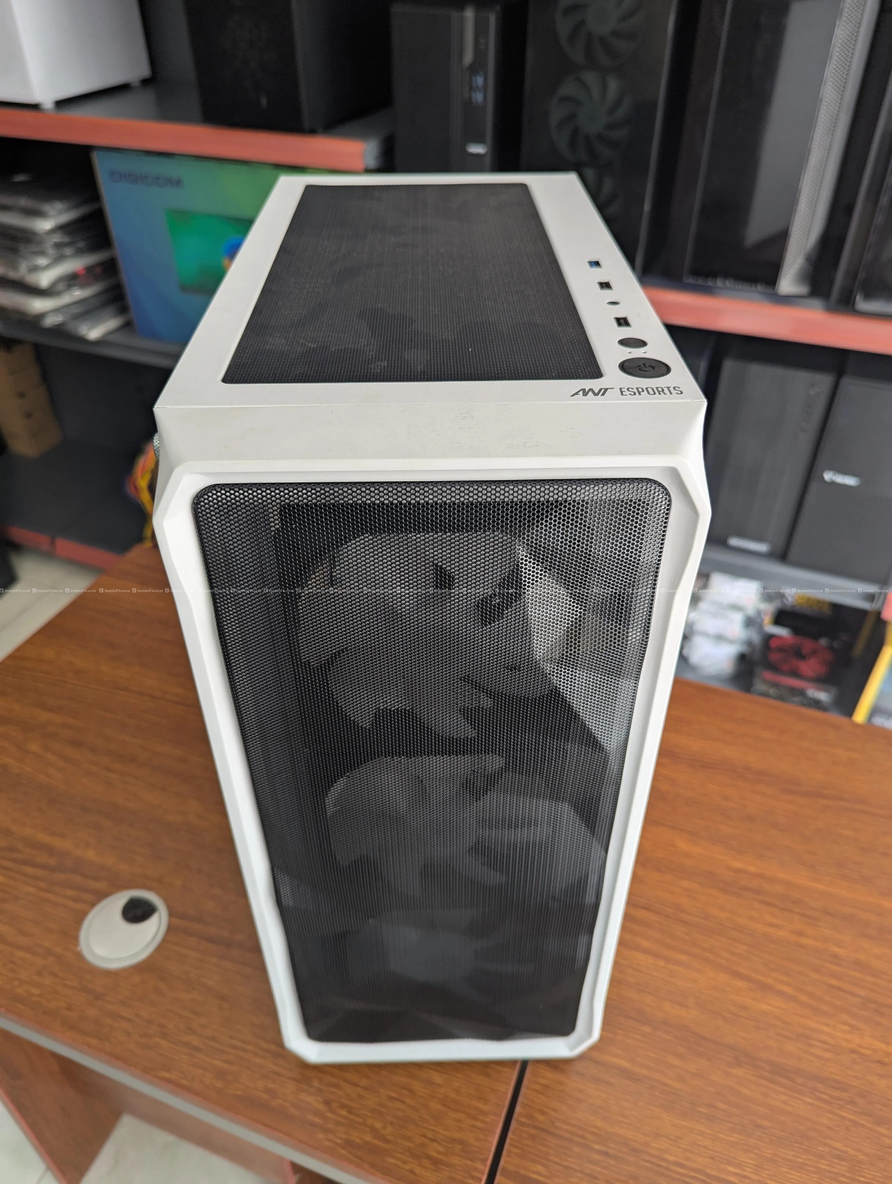 Antesports 112 White Gaming Cabinet 3