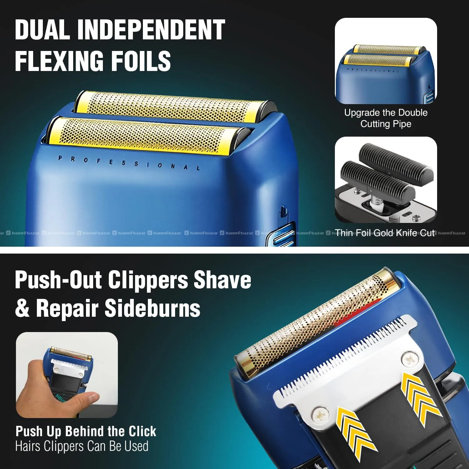 VGR V-362 SUPER TRIM Foil Shaver For Men 5
