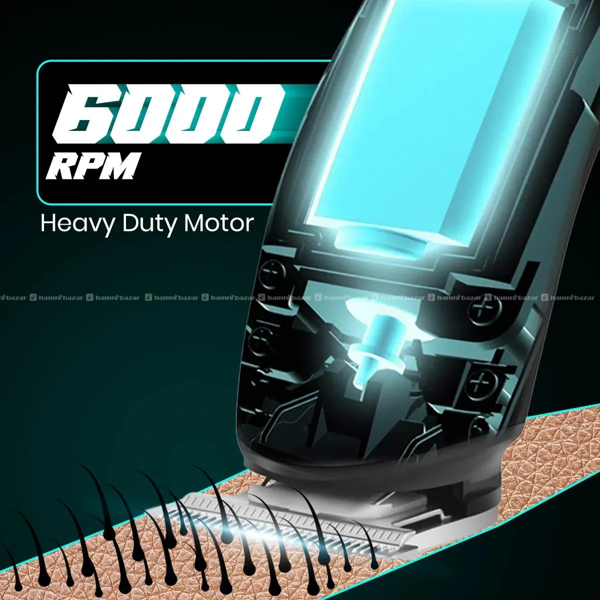 VGR V-055 Professional Hair Trimmer For Men 7