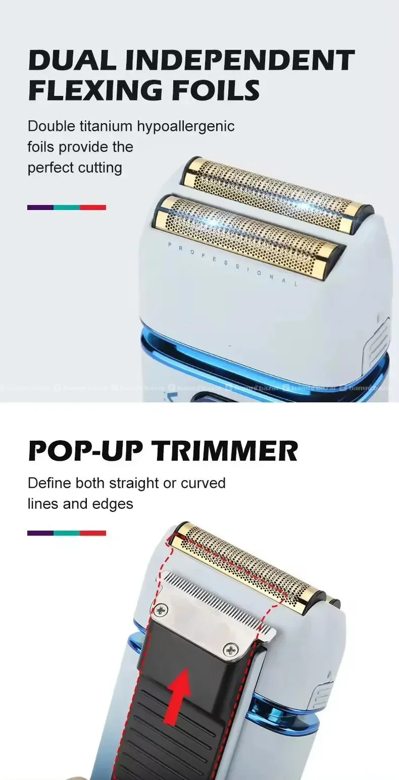 VGR V-362 SUPER TRIM Foil Shaver For Men 3