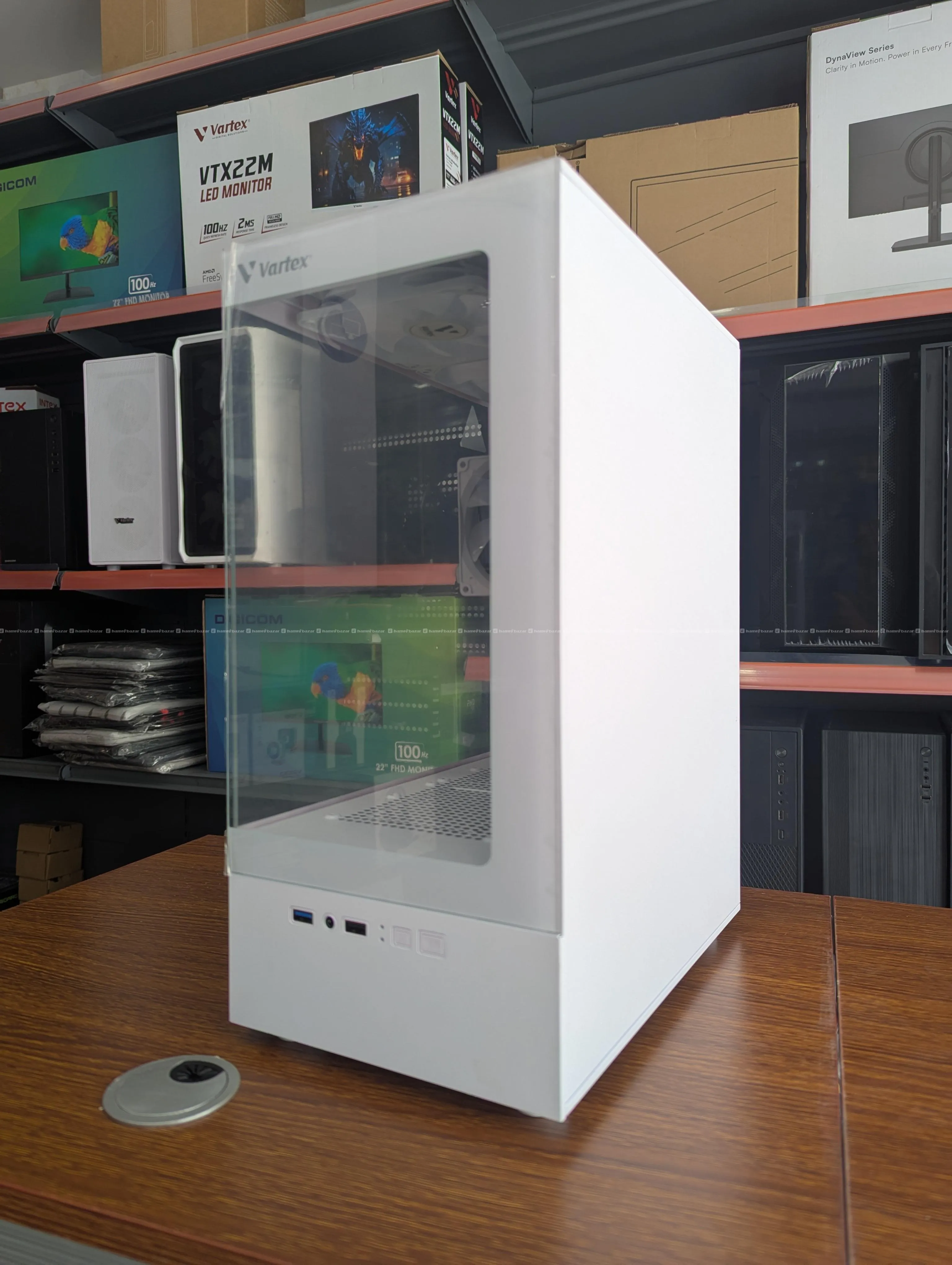 Vartex White Gaming Case – 3 RGB Fans 3