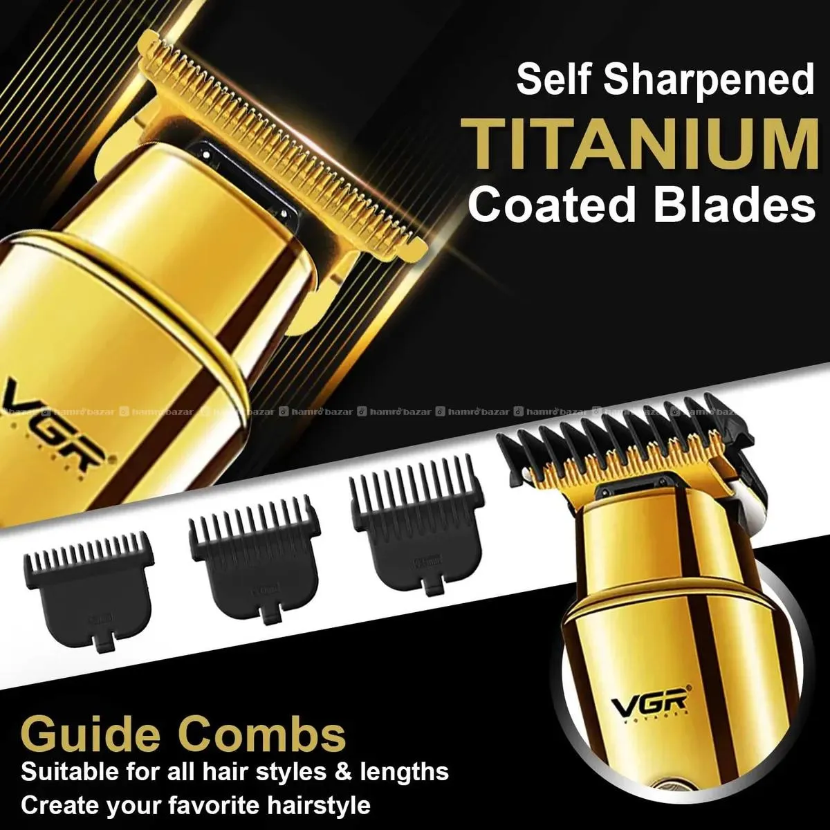 VGR V-947 Rechargeable Professional Hair Trimmer 3