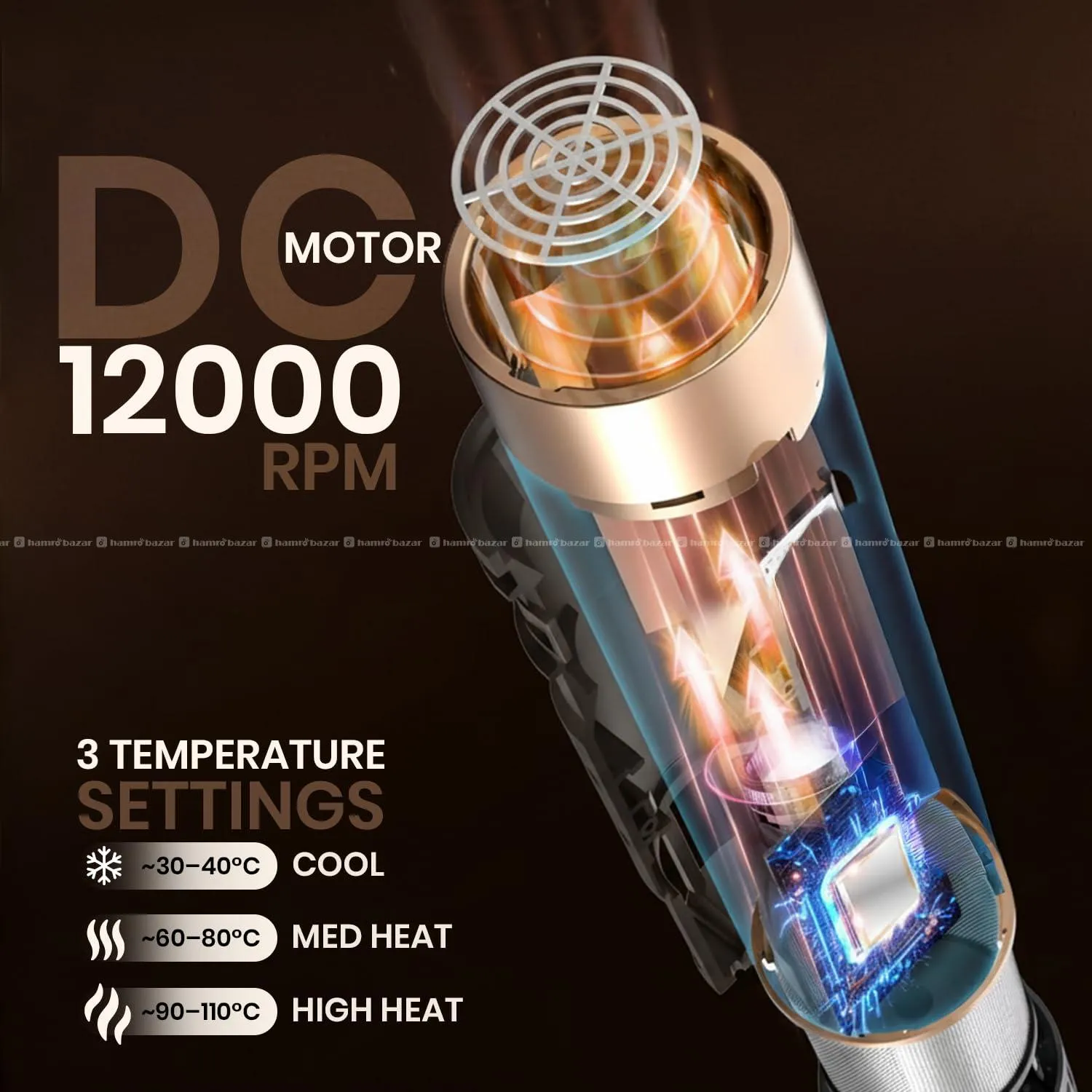 VGR V-491 6 IN 1 Hot Air Styler For Women 4