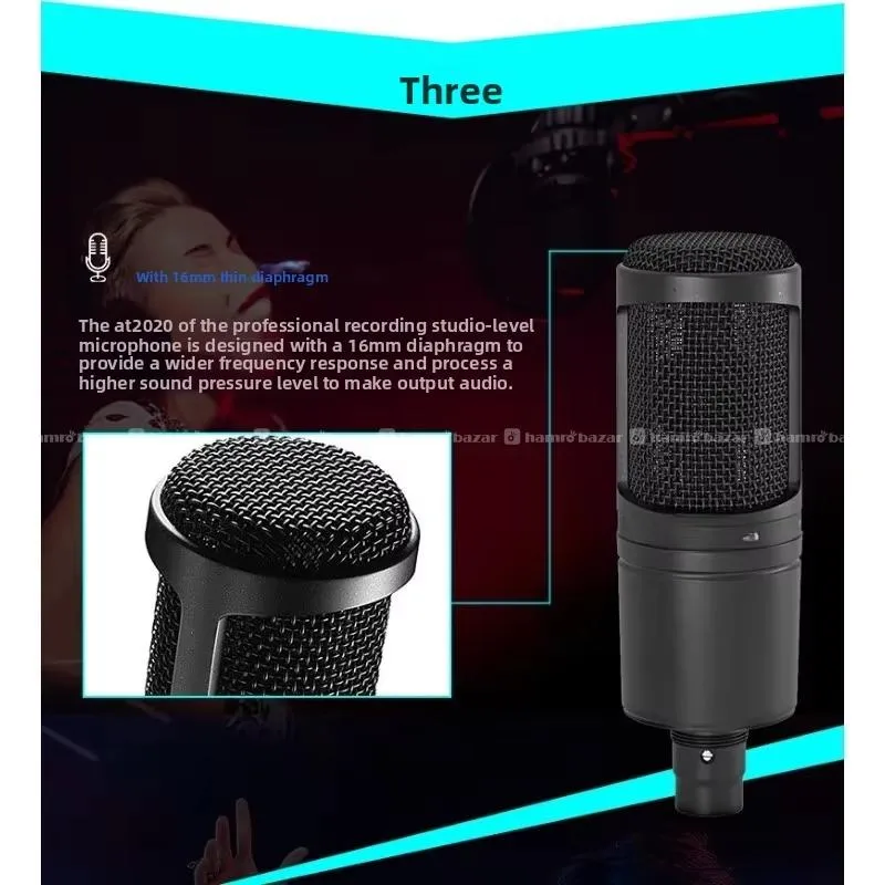 Audio-Technica AT2020 Condenser Microphone 3