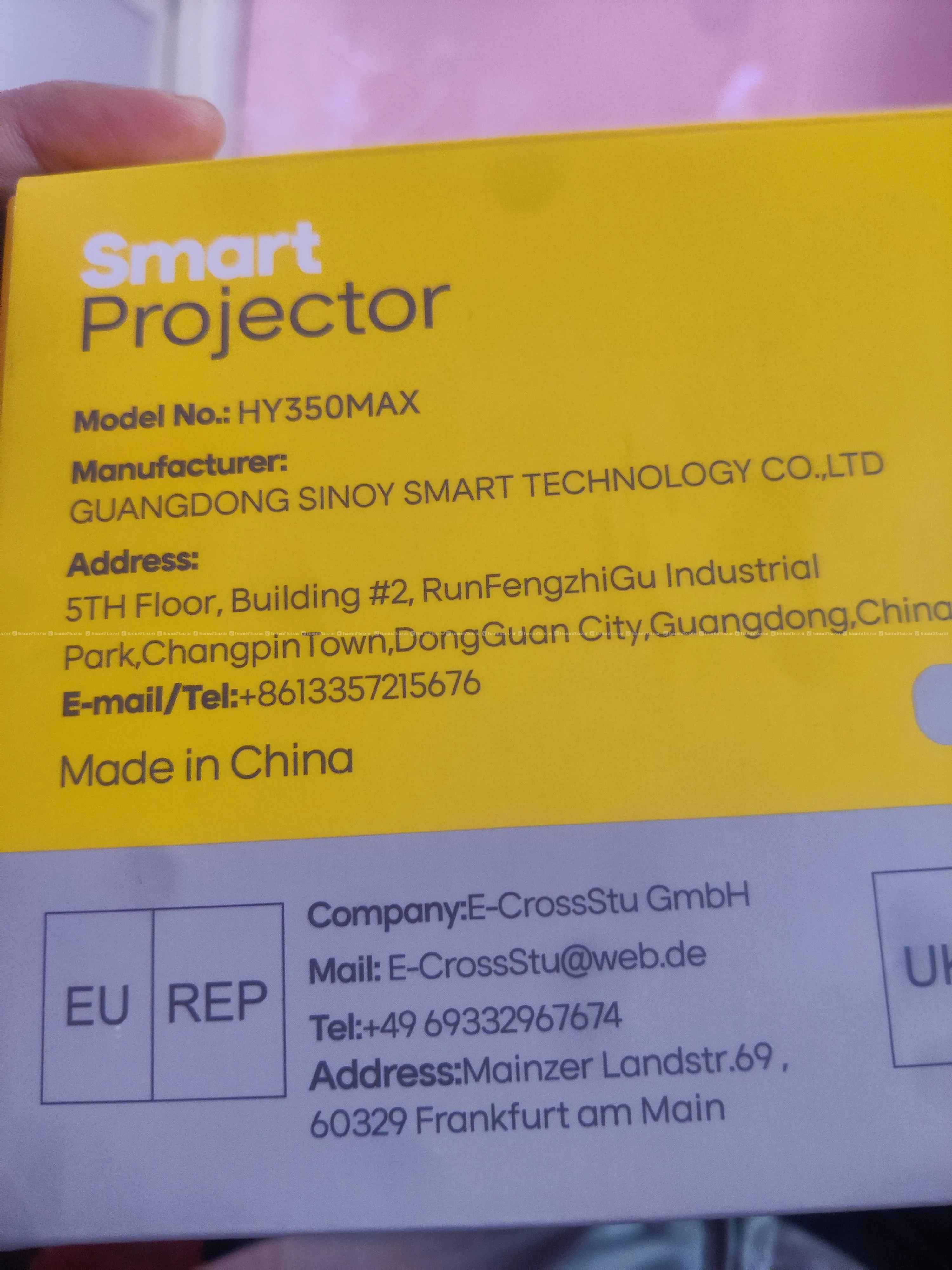 Magcubic hy350max projector 3