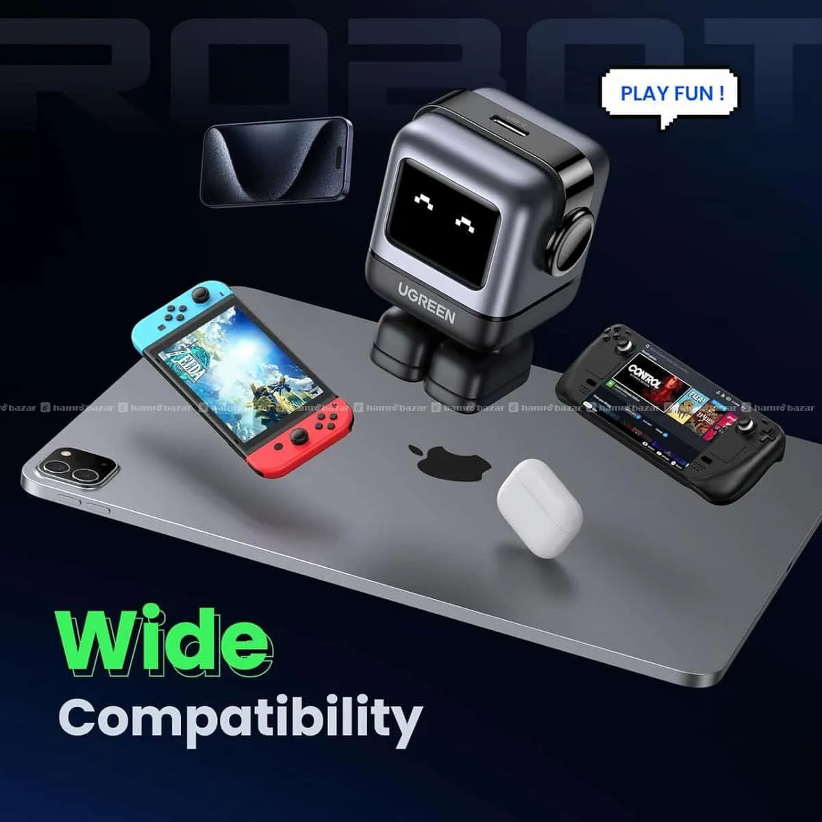 UGREEN RG 30W Nexode Robot GaN USB C Charger 2