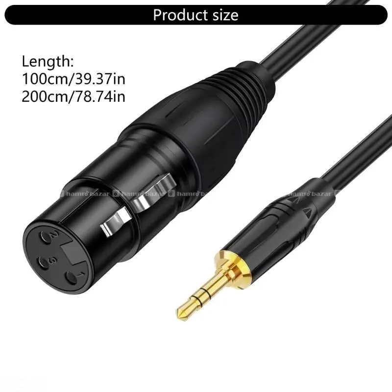 3.5mm Audio Jack to XLR Female 3