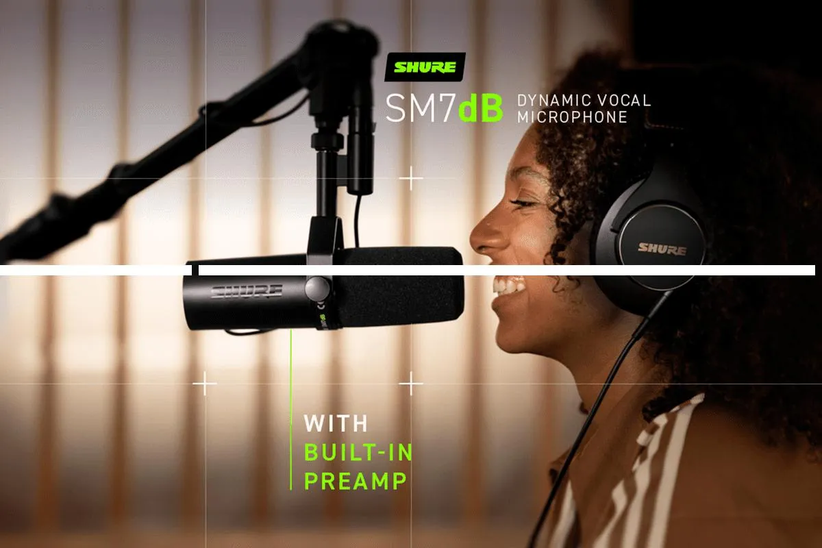 Shure SM7dB Dynamic Vocal Mic 3