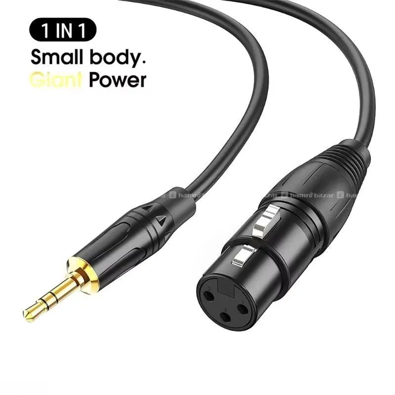 3.5mm Audio Jack to XLR Female 7