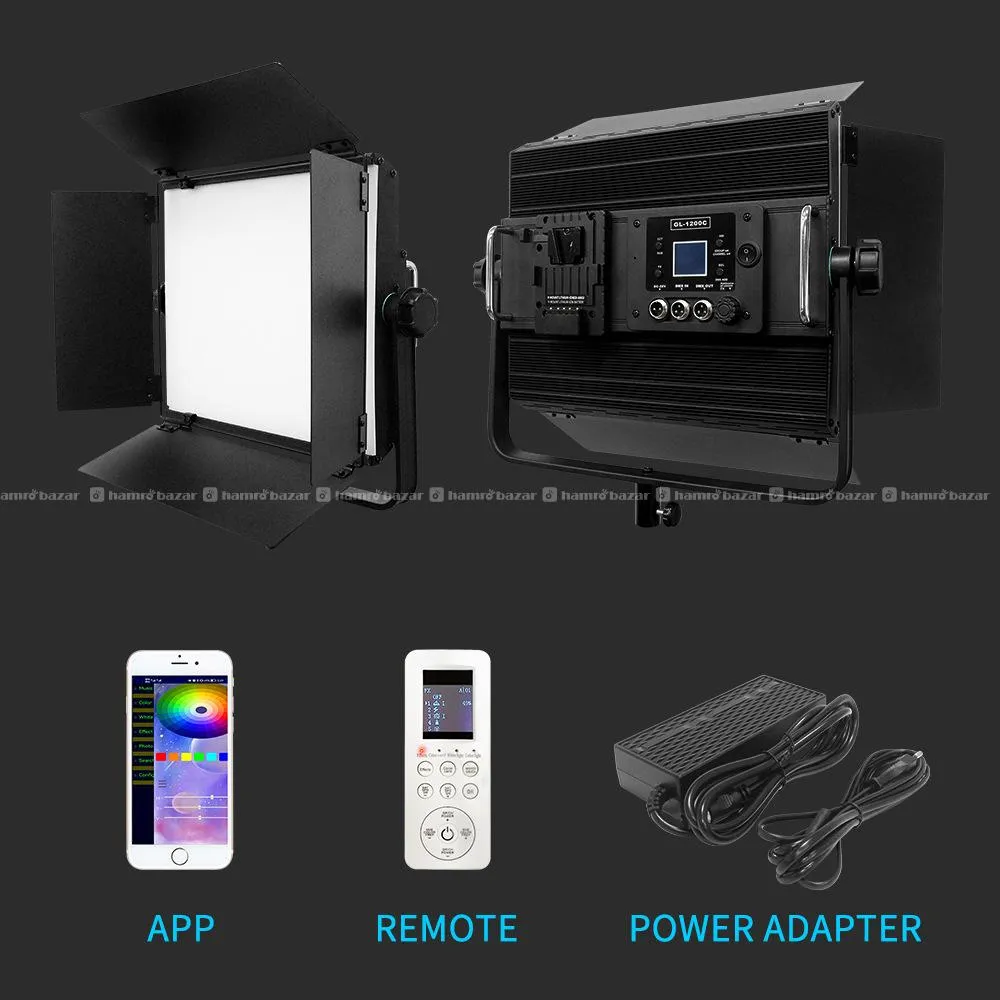 Yidilbo GL-1200C RGB & Bi-Color Studio Light Panel 5