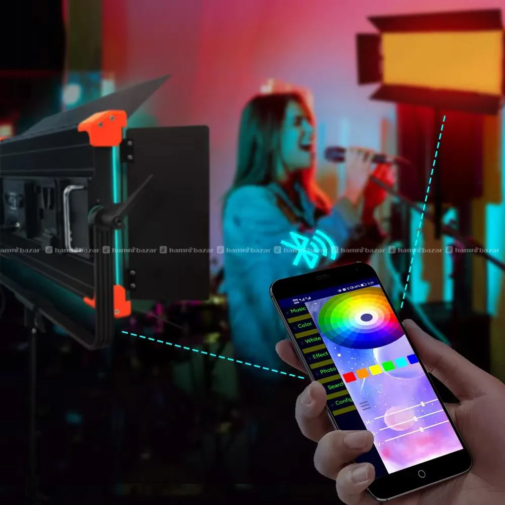 Yidilbo GL-2000C RGB & Bi-Color Studio Light Panel 7