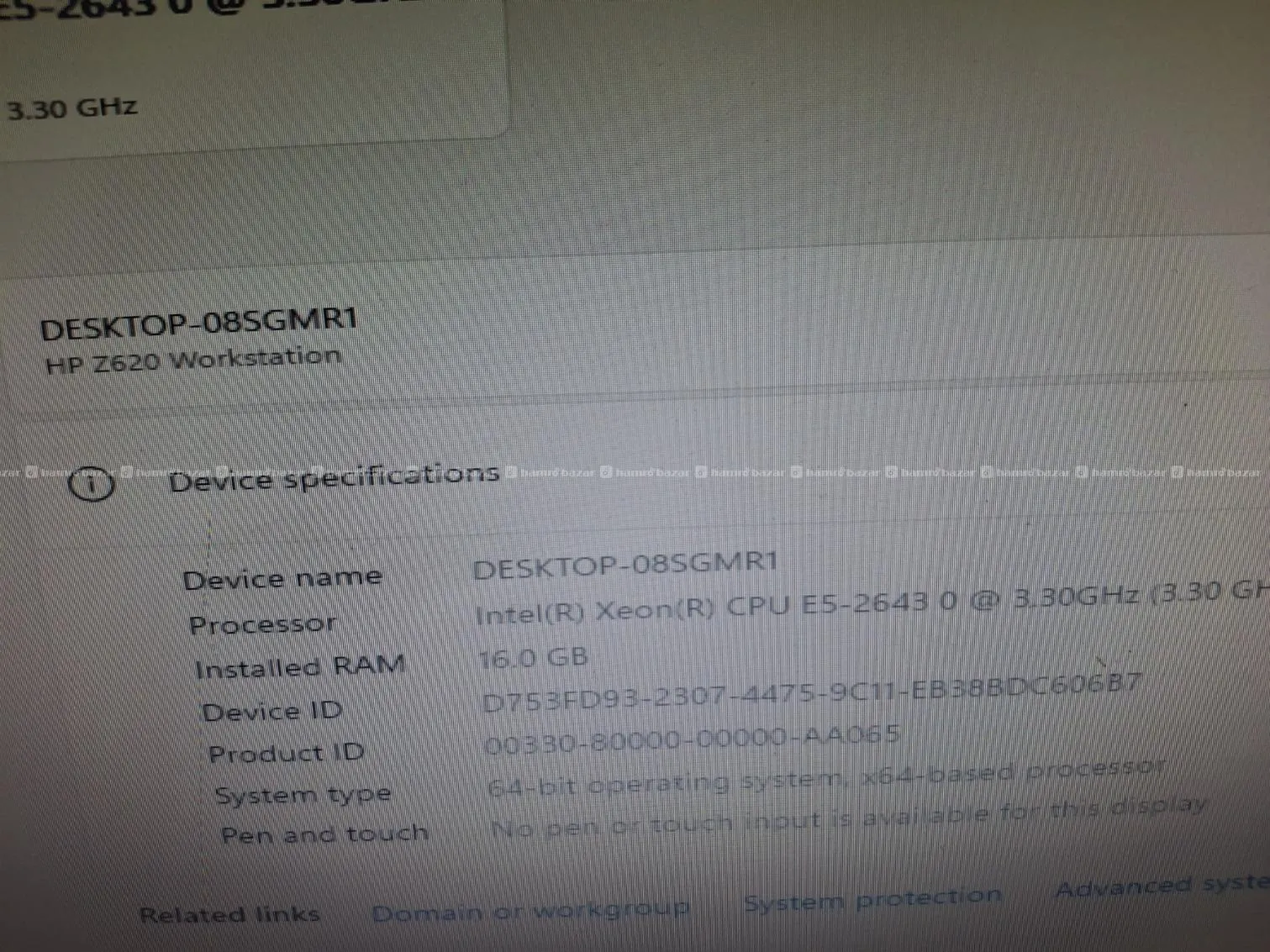 HP Z620 Workstation  PC 5
