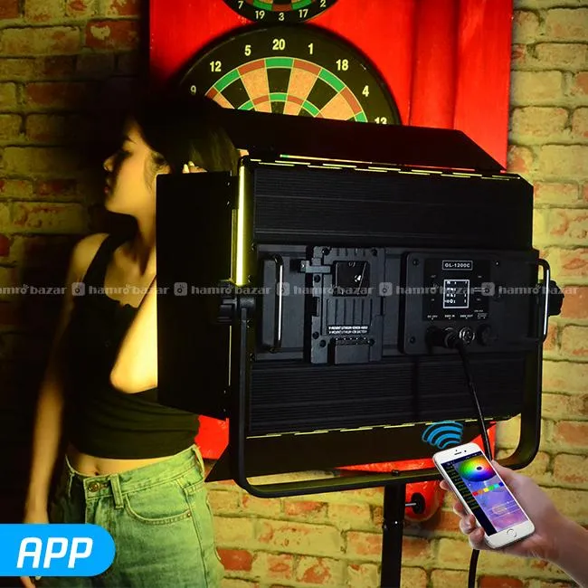 Yidilbo GL-1200C RGB & Bi-Color Studio Light Panel 3