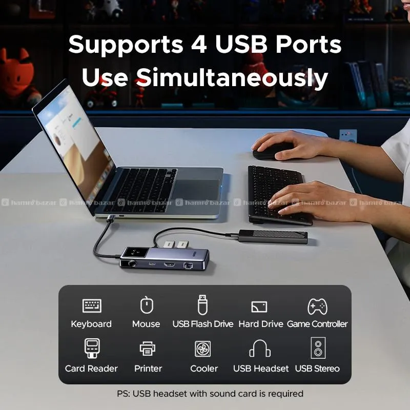 UGREEN 45155 Uno 7 in 1 USB C Hub Adapter 8
