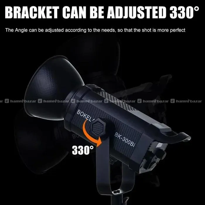 BOKELAI Professional Video Light (300W - BK-300Bi) 5