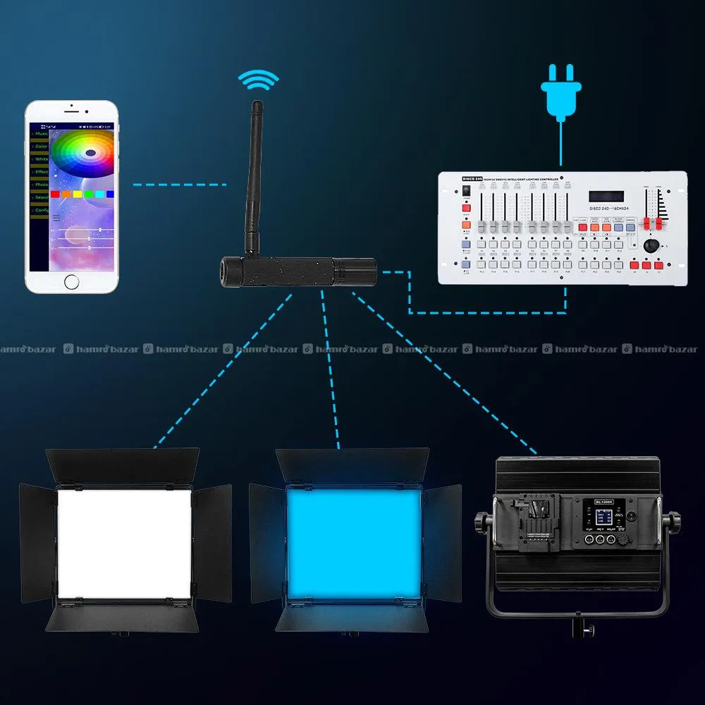 Yidilbo GL-1200C RGB & Bi-Color Studio Light Panel 8