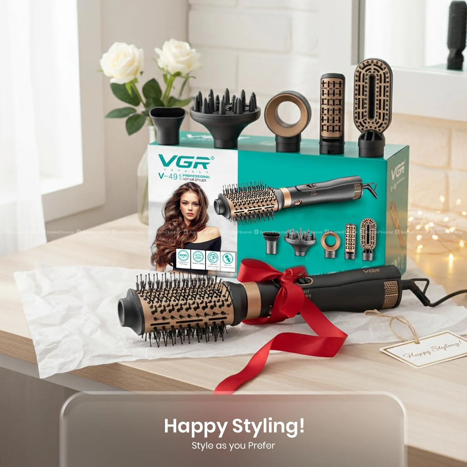 VGR V-491 6 IN 1 Hot Air Styler For Women 6