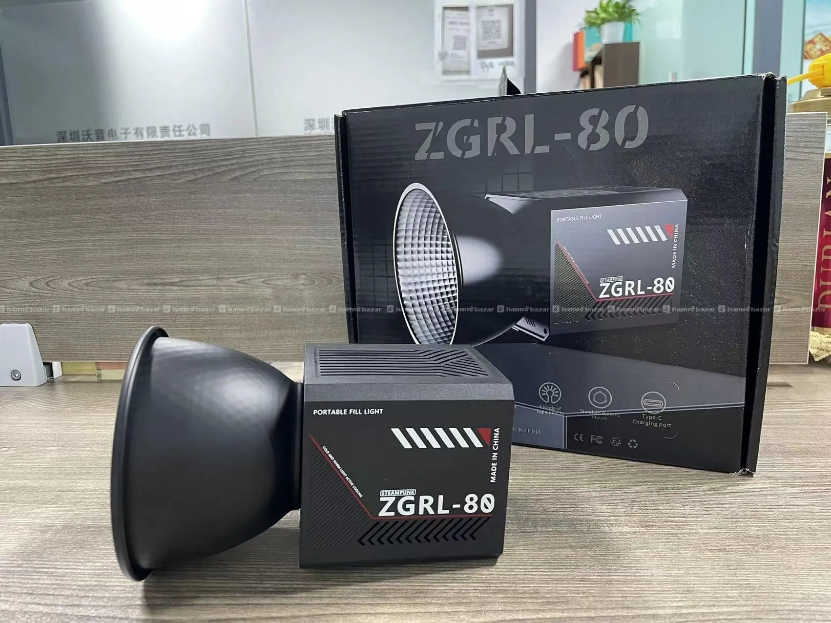 ZGRL-80wt Portable COB Video Light 3