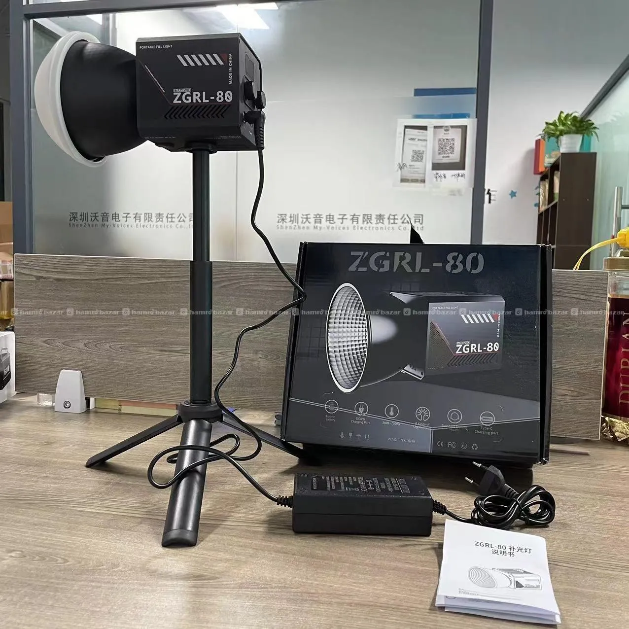 ZGRL-80wt Portable COB Video Light 2