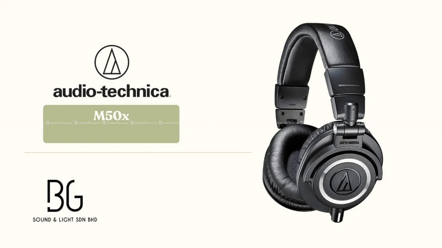 Audio-Technica ATH-M50x Professional Headphones 4