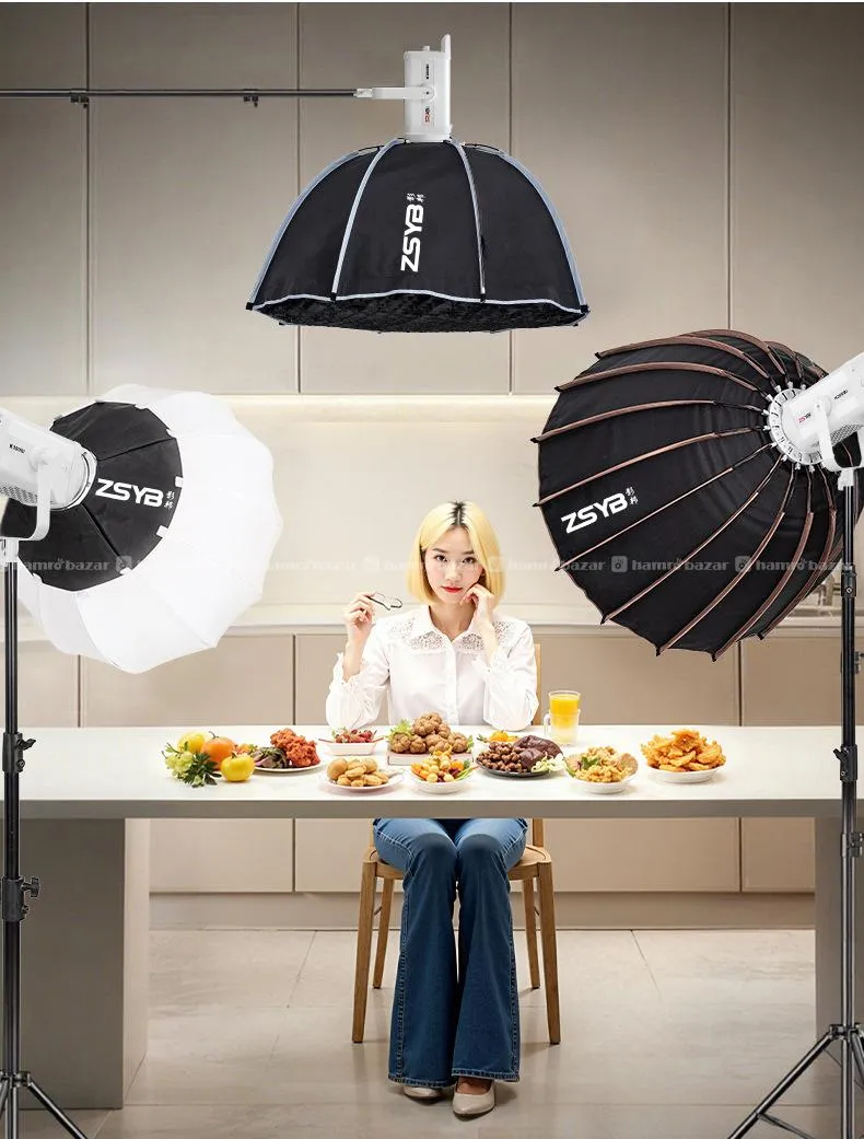 ZSYB (300wt) K300BI Bi-Color - COB Studio Light 6