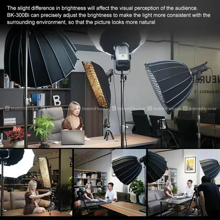 BOKELAI Professional Video Light (300W - BK-300Bi) 3