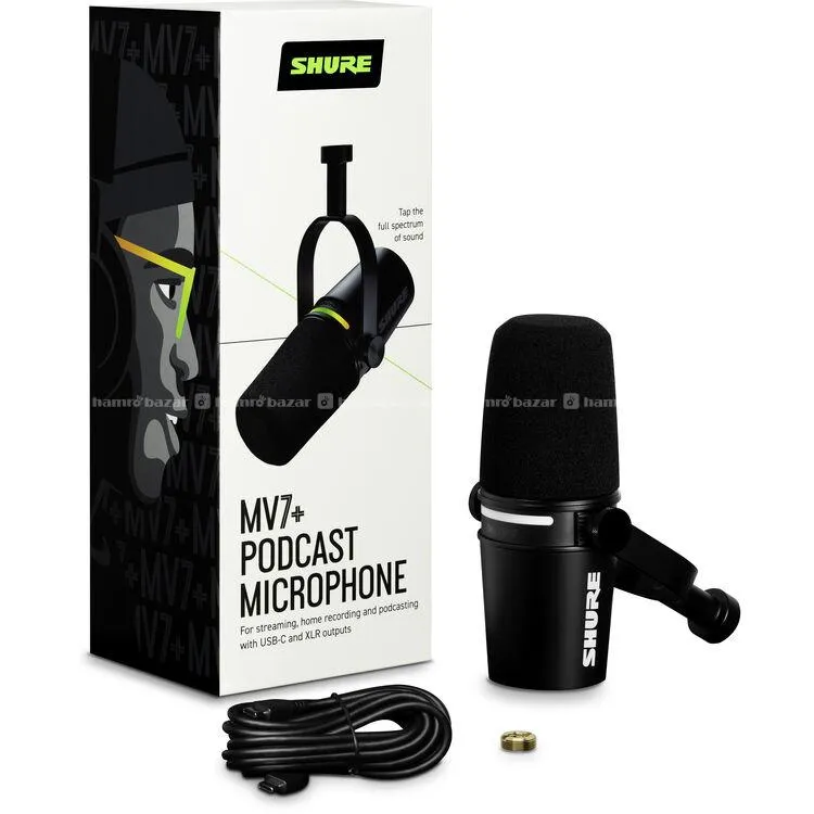 Shure MV7+ Dynamic Podcast Mic 3