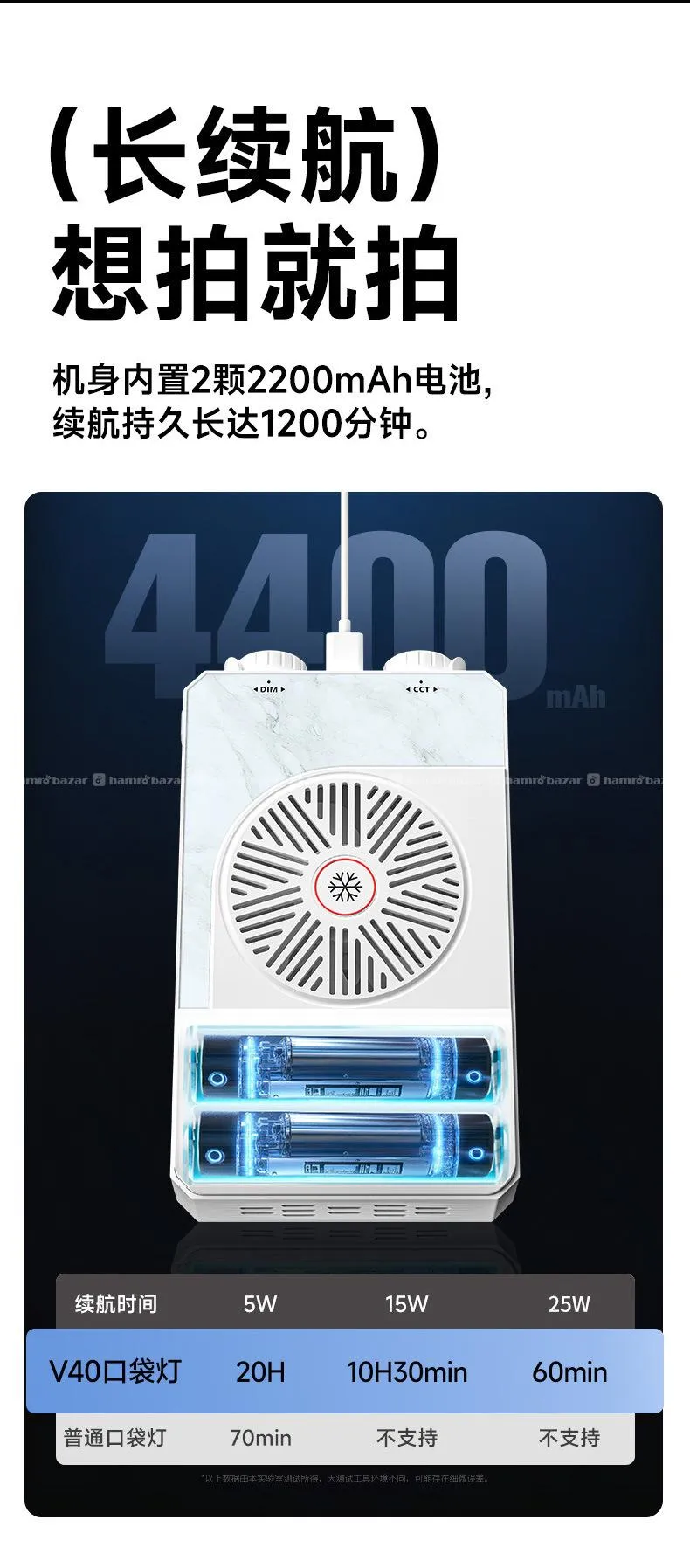 V40 Pocket Video Light (40W) 4