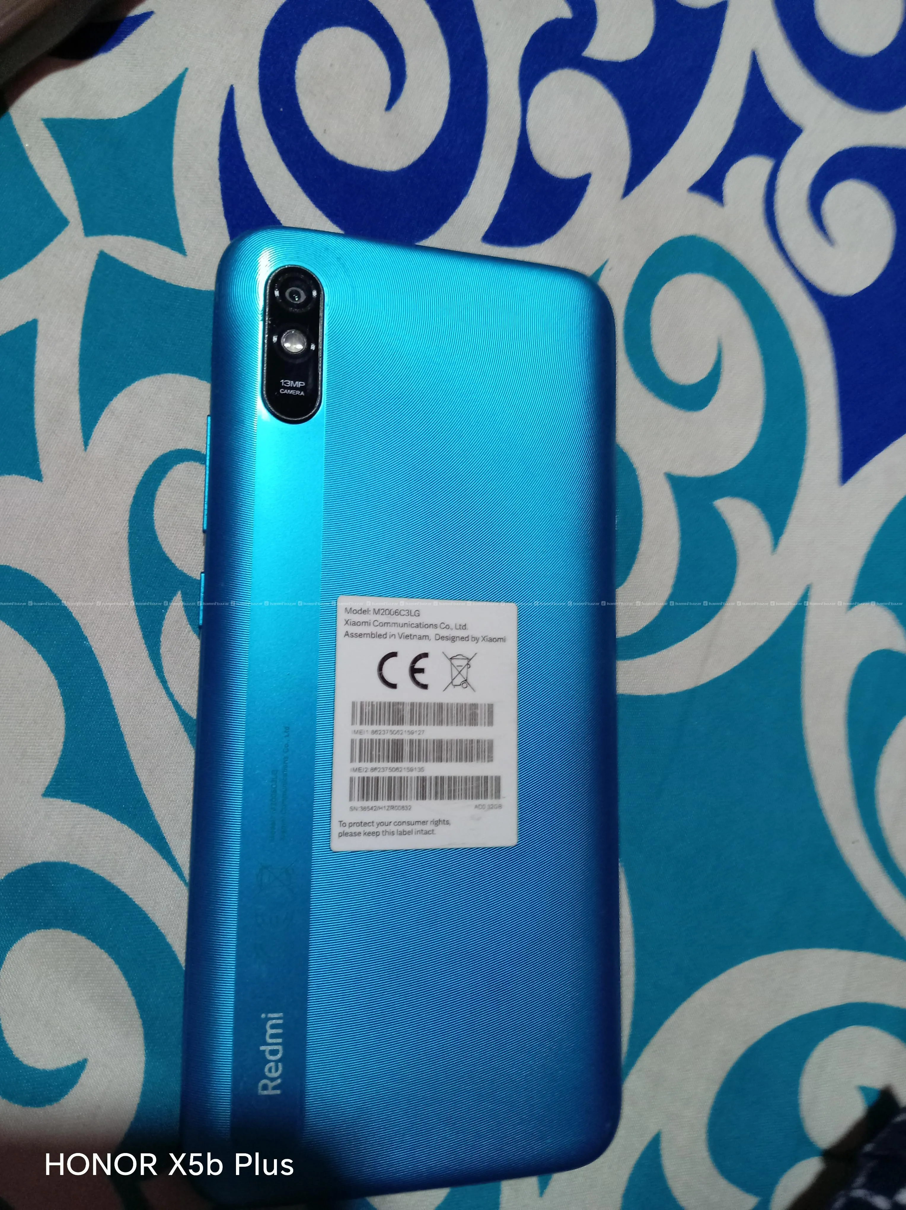 Redmi 9A with cover charger urgent selling 2