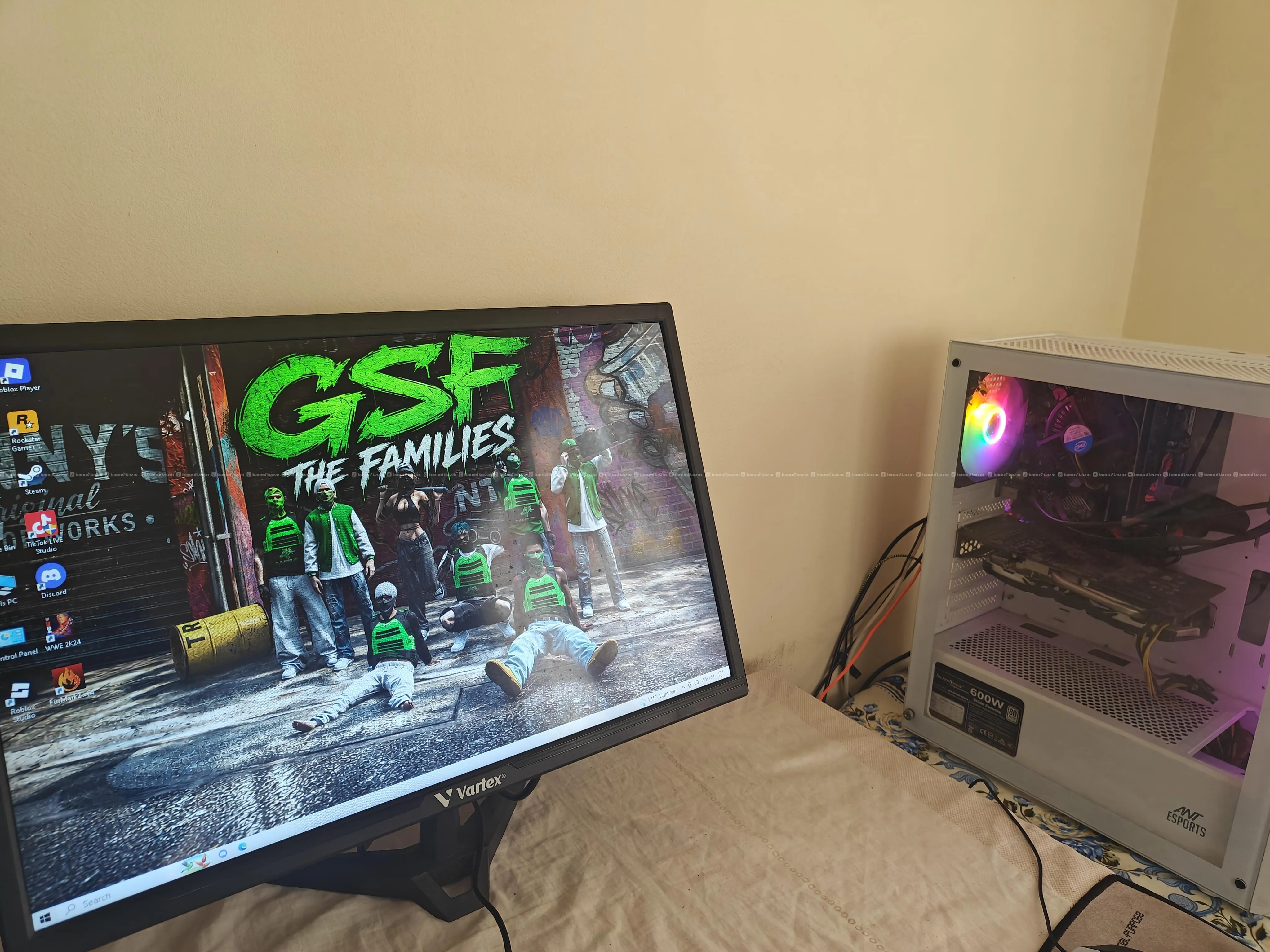 Gaming/ Editing PC on sell with 22 inch monitor 3