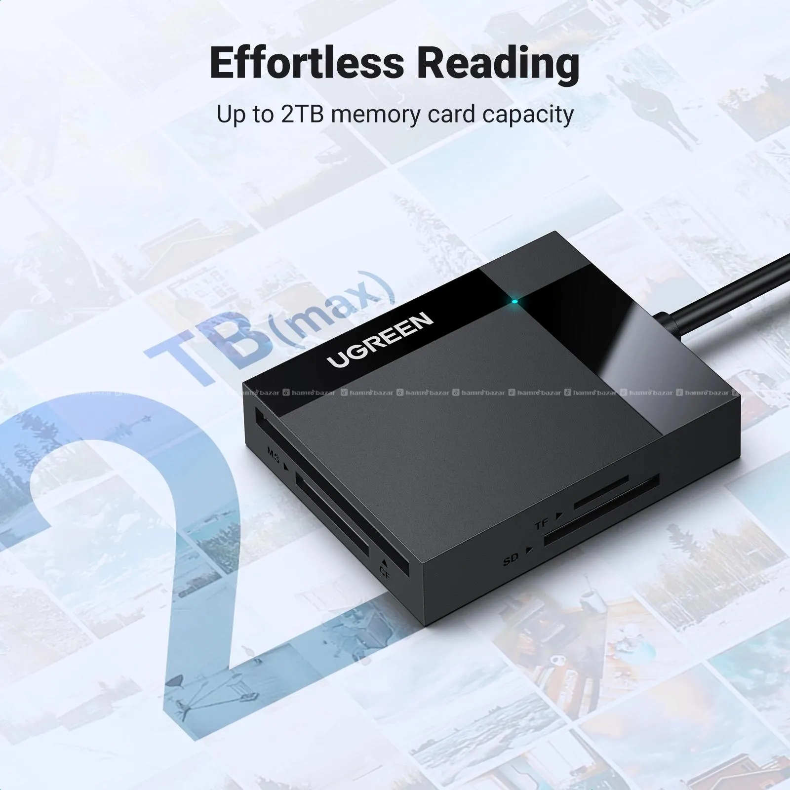 UGREEN 50cm USB 3.0 All in One Card Reader CR125 3