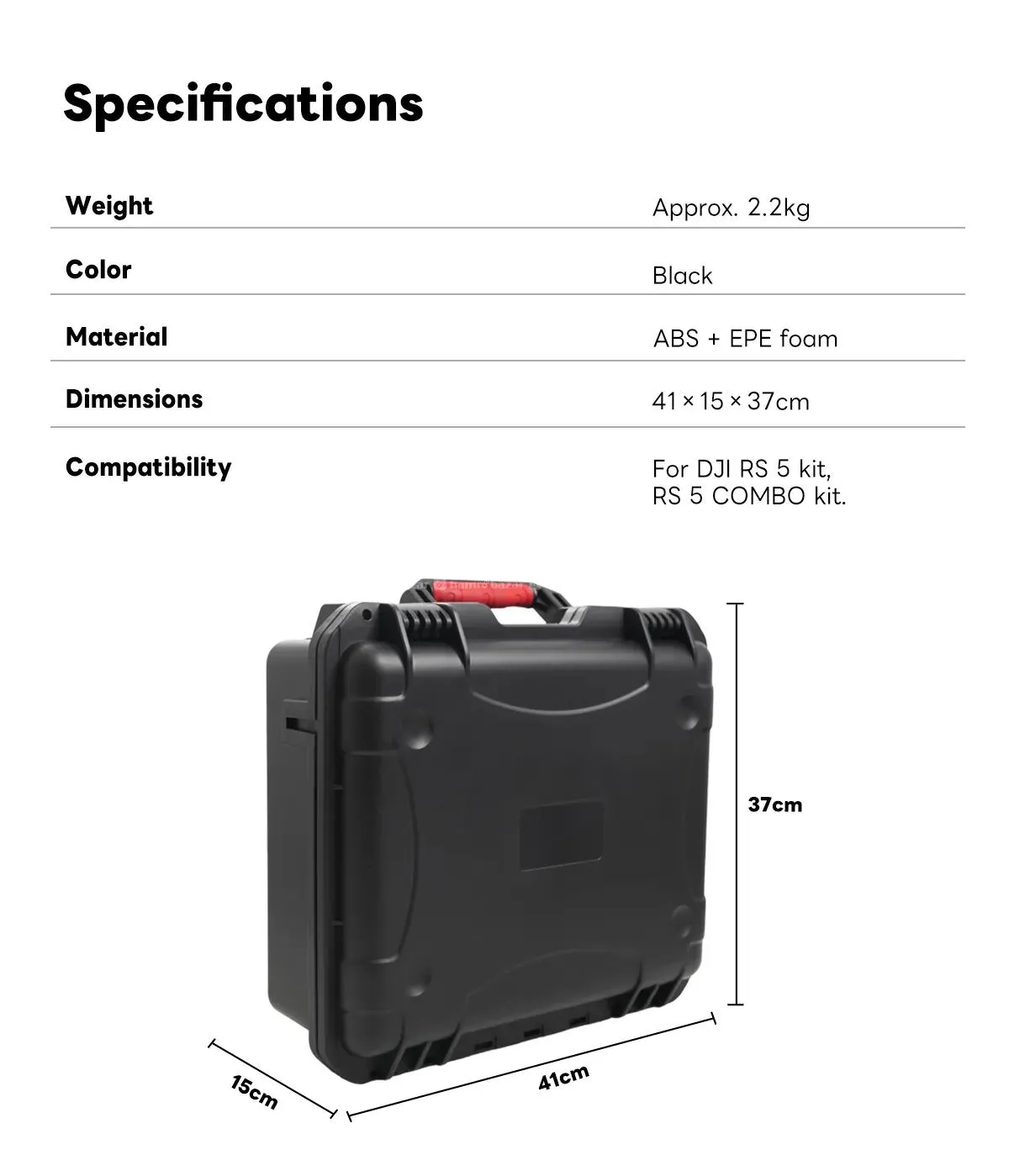 DJI RS 5 Hard Suitcase Bag 7