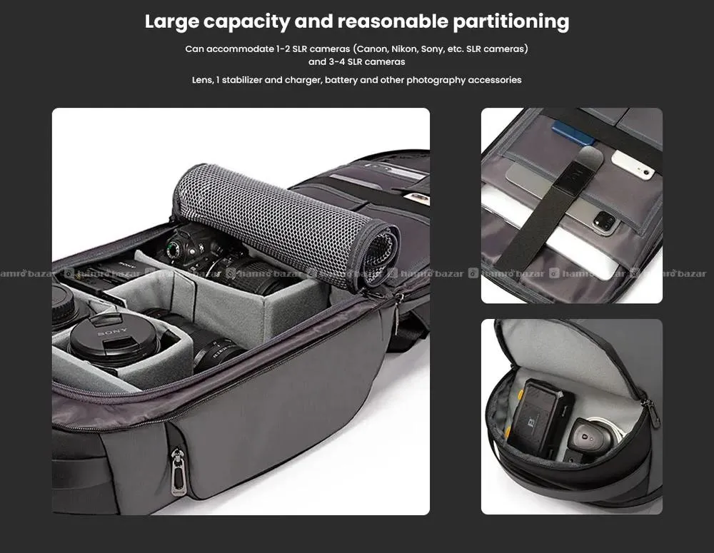 BANGE Medium Camera & Laptop Bag 6