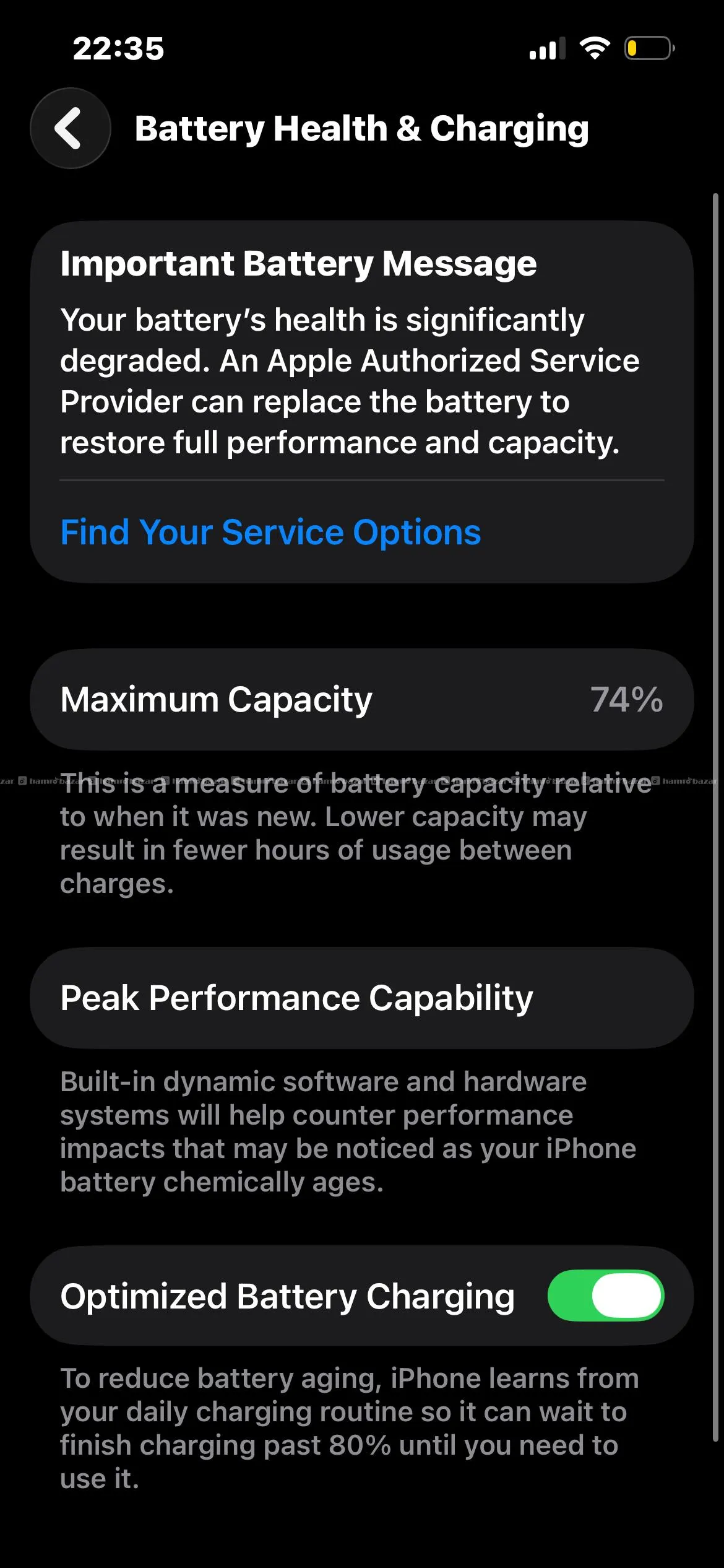 13 pro 256 74 battery 4