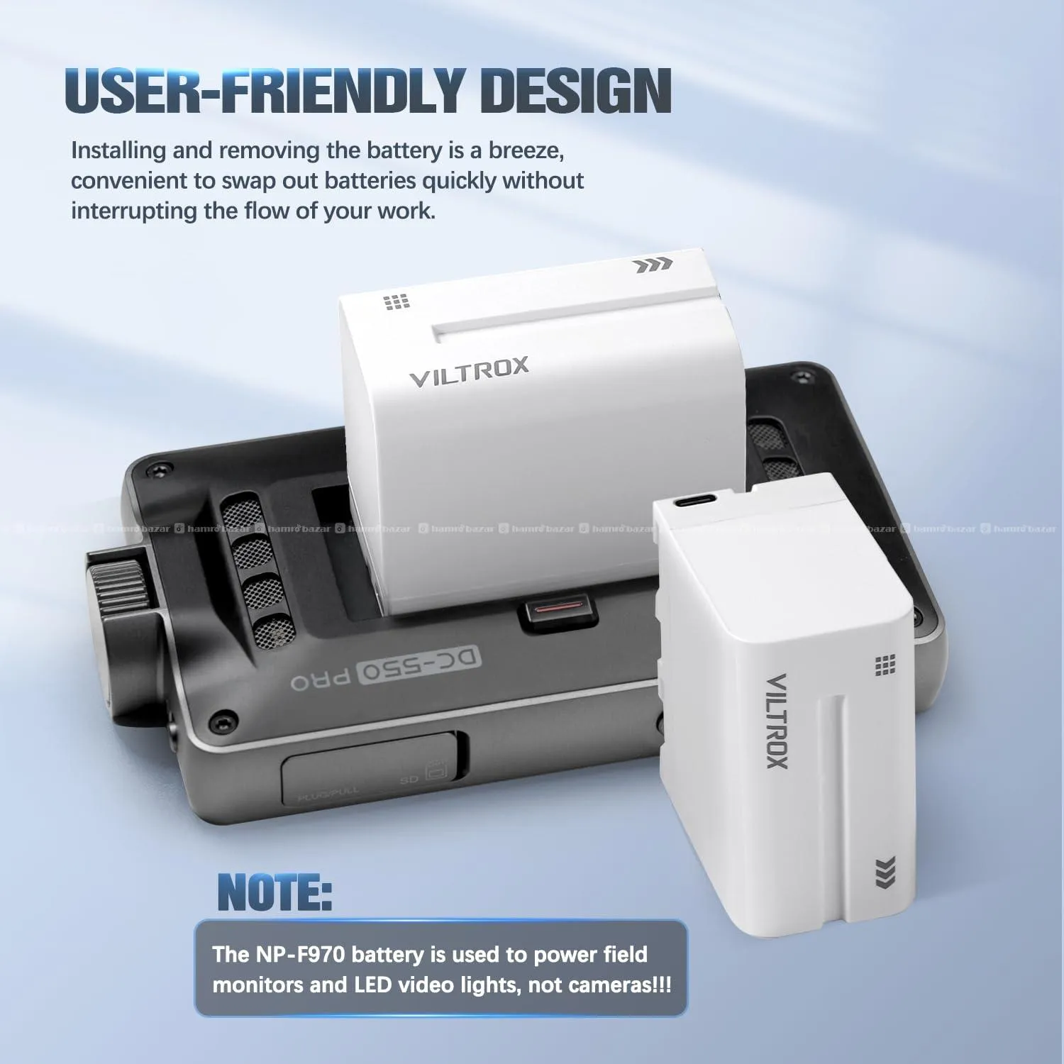 Viltrox NP-F Series Battery (6600mAh) 4
