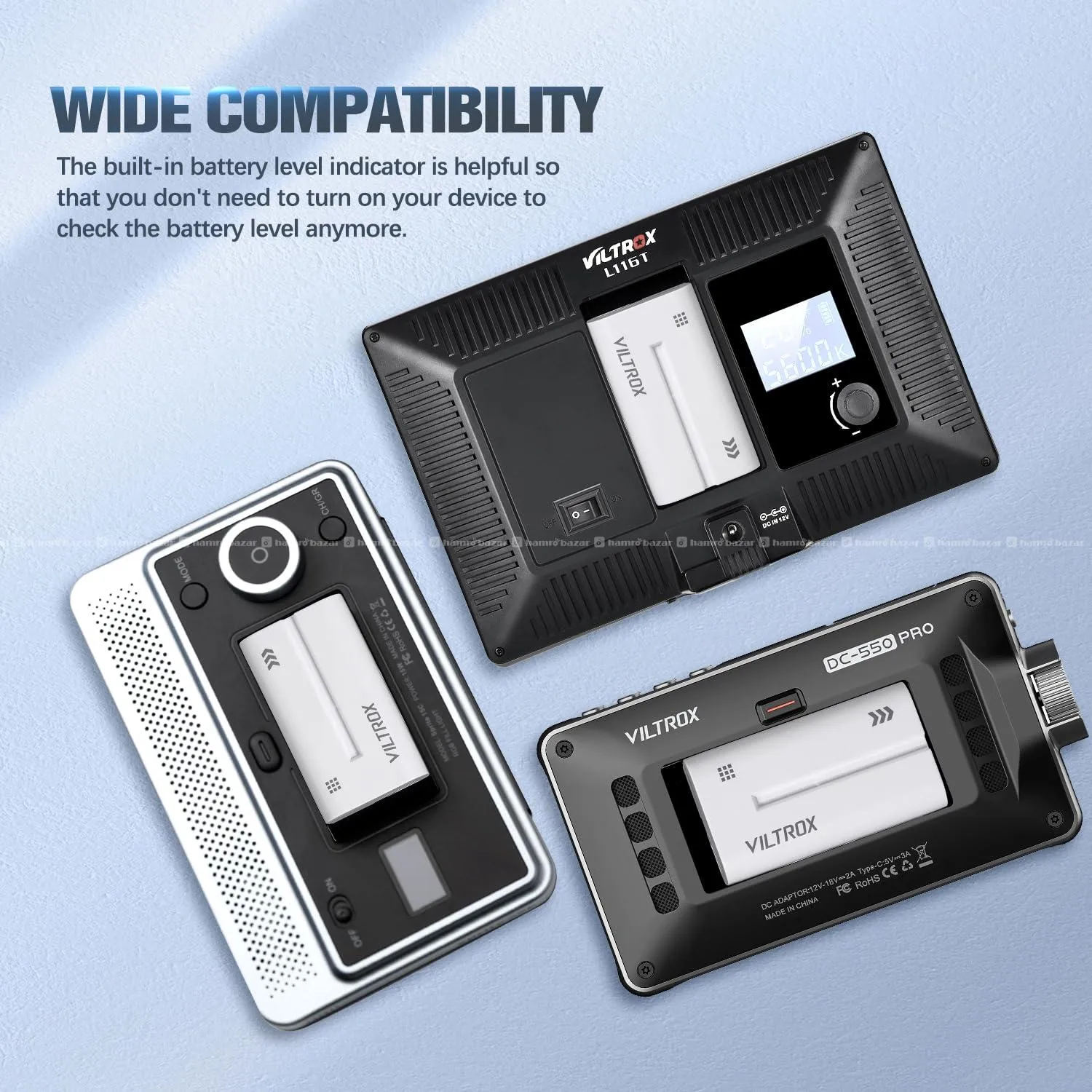 Viltrox NP-F Series Battery (6600mAh) 7