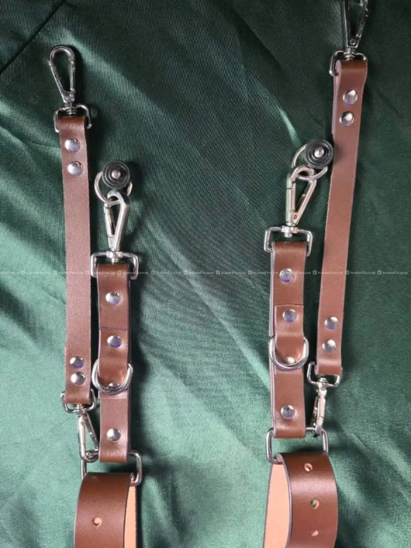 Dual Camera Leather Harness Strap 5