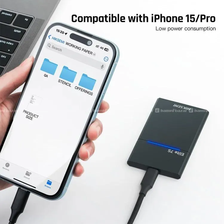 HIKSEMI Elite 7S Portable SSD 1TB | 2000MB/s 2