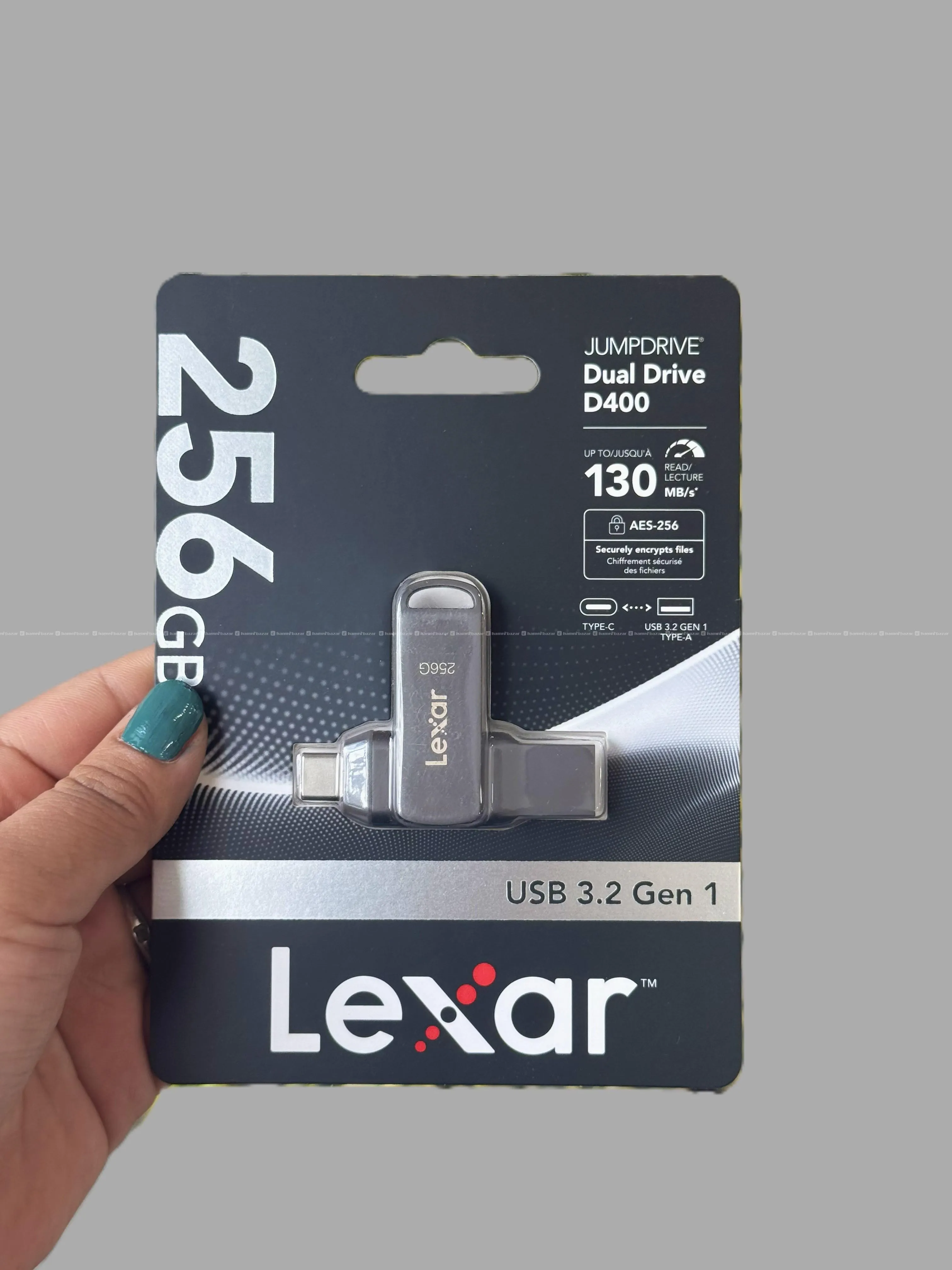 Lexar JumpDrive D400 256GB | USB 3.2 Gen 1 2