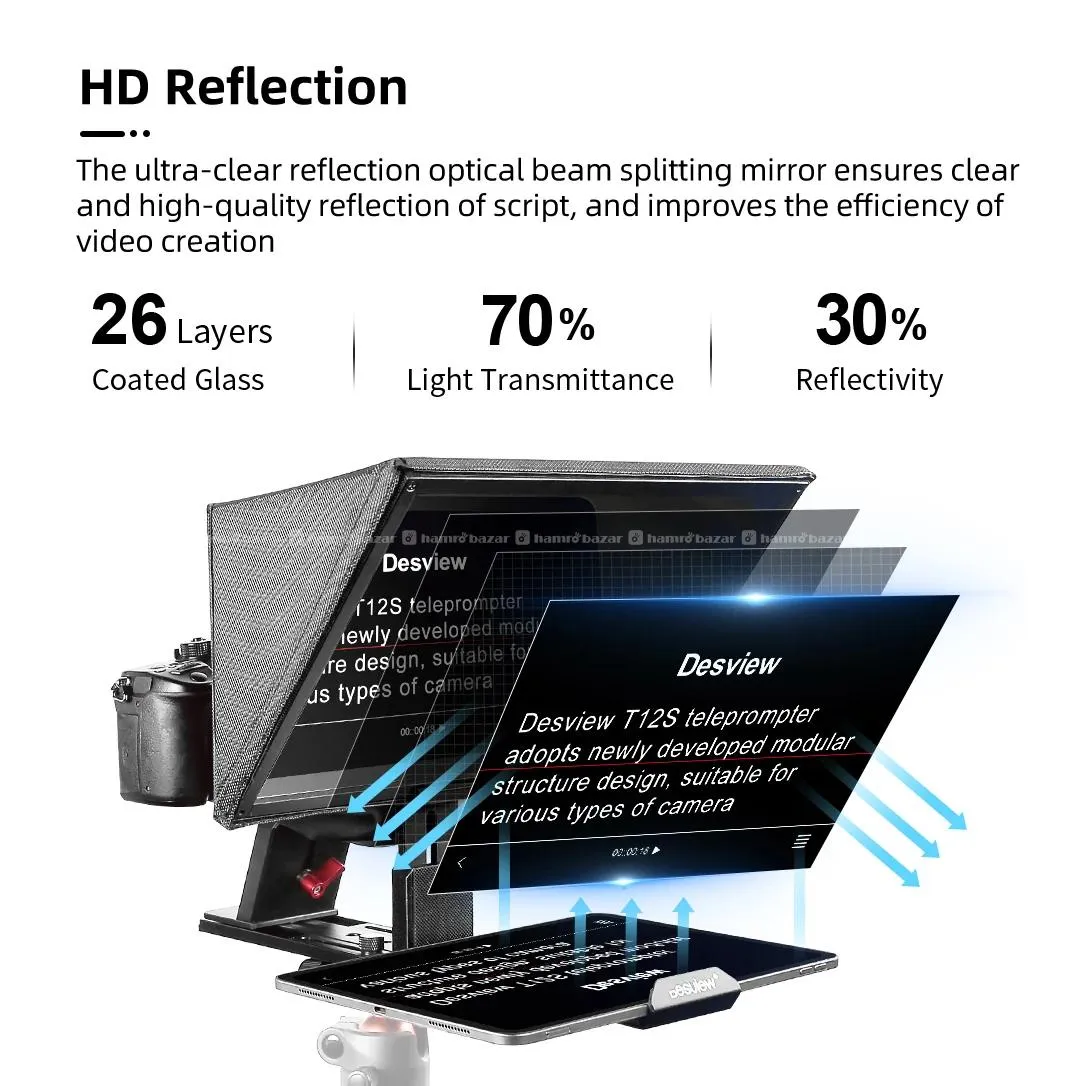 Desview T12S 12" Teleprompter 2